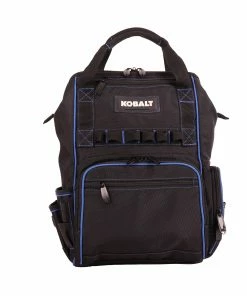 Kobalt Tool Bags Blue Black Polyester 11.5-in Backpack