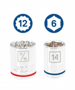 Kobalt Mechanics Tool Sets 118-Piece Standard (SAE) and Metric Combination Polished Chrome Mechanics Tool Set (3/8-in;) -Kobalt Sales Store 16006944