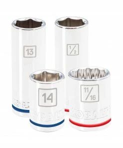 Kobalt Mechanics Tool Sets 118-Piece Standard (SAE) and Metric Combination Polished Chrome Mechanics Tool Set (3/8-in;) -Kobalt Sales Store 16289495