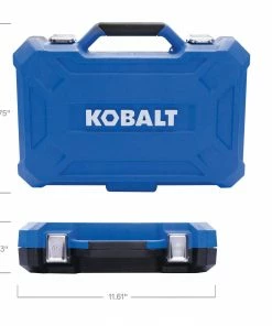 Kobalt Mechanics Tool Sets 118-Piece Standard (SAE) and Metric Combination Polished Chrome Mechanics Tool Set (3/8-in;) -Kobalt Sales Store 16289497 scaled