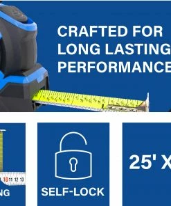 Kobalt Tape measures 25-ft Auto Lock Tape Measure -Kobalt Sales Store 16463824