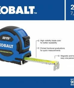 Kobalt Tape Measures Tape measure 25-ft Magnetic Tape Measure 8 Kobalt Tape Measures Tape measure 25-ft Magnetic Tape Measure -Kobalt Sales Store 16463831