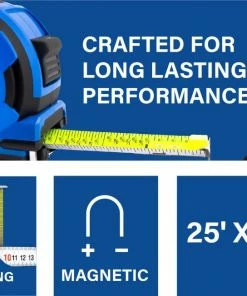 Kobalt Tape Measures Tape measure 25-ft Magnetic Tape Measure 9 Kobalt Tape Measures Tape measure 25-ft Magnetic Tape Measure -Kobalt Sales Store 16463832