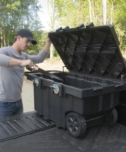 Kobalt Portable Tool Boxes 45-in Black Plastic Wheels Lockable Tool Box -Kobalt Sales Store 16492556 scaled