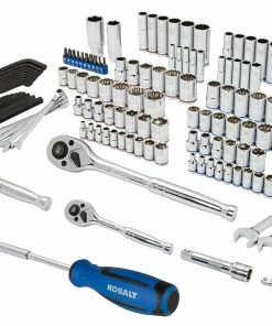 Kobalt Mechanics Tool Sets 138-Piece Standard (SAE) and Metric Combination Polished Chrome Mechanics Tool Set (1/4-in; 3/8-in) 10 Kobalt Mechanics Tool Sets 138-Piece Standard (SAE) and Metric Combination Polished Chrome Mechanics Tool Set (1/4-in; 3/8-in) -Kobalt Sales Store 16501578 scaled