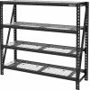 Kobalt Freestanding Shelving Units 84-in W x 24-in D x 84-in H 4-Tier Heavy Duty Steel Utility Shelving Unit