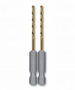 Kobalt Twist Drill Bits 2-Piece 3/32-in 2-1/2-in Titanium Coated Hss Twist Drill Bit
