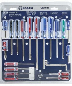 Kobalt Screwdrivers 20-Piece Acetate Handle Set Screwdriver Set -Kobalt Sales Store 16988782