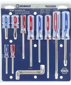 Kobalt Screwdrivers 12-Piece Acetate Handle Set Multi-bit Screwdriver Set 17 Kobalt Screwdrivers 12-Piece Acetate Handle Set Multi-bit Screwdriver Set -Kobalt Sales Store 16988796