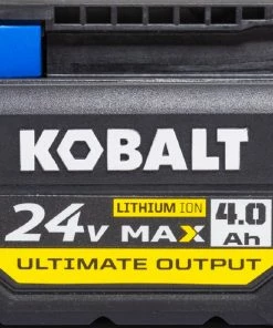 Kobalt Power Tool Batteries & Chargers Ultimate Output 24-Volt Max 4 Amp-Hour Lithium Power Tool Battery -Kobalt Sales Store 16994371