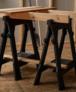 Kobalt Saw Horses 2-Pack 4.1-in W x 32-in H Plastic Saw Horse (1000-lb Capacity) -Kobalt Sales Store 17126848