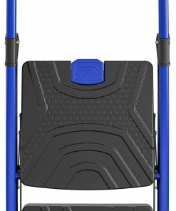 Kobalt Step Stools 3-Step 300-lb Capacity Black Steel Foldable Step Stool -Kobalt Sales Store 17787990