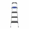 Kobalt Step Stools 3-Step 250-lb Capacity Gray Aluminum Foldable Step Stool