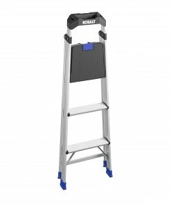Kobalt Step Stools 3-Step 250-lb Capacity Aluminum Foldable Step Stool -Kobalt Sales Store 17788334
