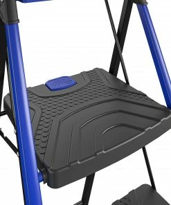 Kobalt Step Stools 3-Step 300-lb Capacity Black Steel Foldable Step Stool -Kobalt Sales Store 17788342