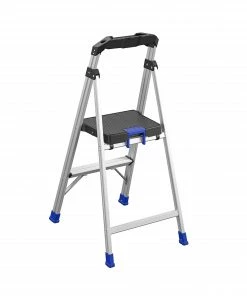 Kobalt Step Stools 2-Step 250-lb Capacity Aluminum Foldable Step Stool -Kobalt Sales Store 17788437