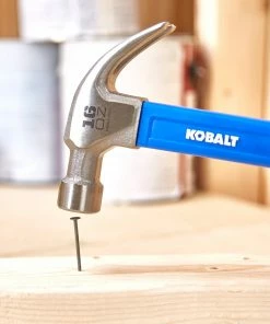 Kobalt Hammers 16-oz Smoothed Face Steel Head Fiberglass Claw Hammer 17 Kobalt Hammers 16-oz Smoothed Face Steel Head Fiberglass Claw Hammer -Kobalt Sales Store 18386289