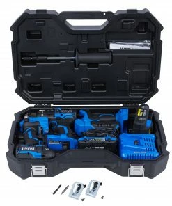 Kobalt Power Tool Combo Kits XTR 3-Tool 24-Volt Max Brushless Power Tool Combo Kit with Hard Case (2-Batteries Included and Charger Included) -Kobalt Sales Store 40321864