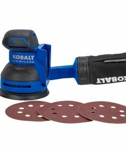 Kobalt Power Sanders Brushless 24-Volt Brushless Cordless Random Orbital Sander with Dust Management -Kobalt Sales Store 40321875