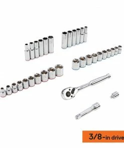 Kobalt Mechanics Tool Sets Centennial 100-Piece Standard (SAE) and Metric Combination Polished Chrome Mechanics Tool Set (1/4-in; 3/8-in) 16 Kobalt Mechanics Tool Sets Centennial 100-Piece Standard (SAE) and Metric Combination Polished Chrome Mechanics Tool Set (1/4-in; 3/8-in) -Kobalt Sales Store 40333065