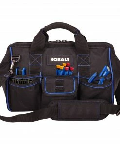 Kobalt Tool Bags Blue Black Polyester 18-in Cargo Bag -Kobalt Sales Store 40642747 scaled