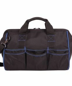 Kobalt Tool Bags Blue Black Polyester 16-in Zippered Cargo Bag -Kobalt Sales Store 40642756 scaled