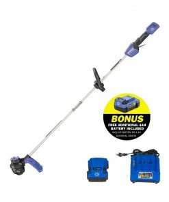 Kobalt Cordless Electric String Trimmers 24-Volt 12-in Straight Cordless String Trimmer (Battery Included)