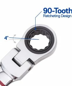 Kobalt Ratchet Wrenches & Sets 8-Piece Set 12-Point Standard (SAE) Flexible Head Ratchet Wrench Set -Kobalt Sales Store 40902049