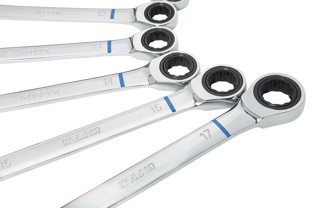 Kobalt Ratchet Wrenches & Sets 7-Piece Set 12-Point Metric Ratchet Wrench Set 2 Kobalt Ratchet Wrenches & Sets 7-Piece Set 12-Point Metric Ratchet Wrench Set - Image 2