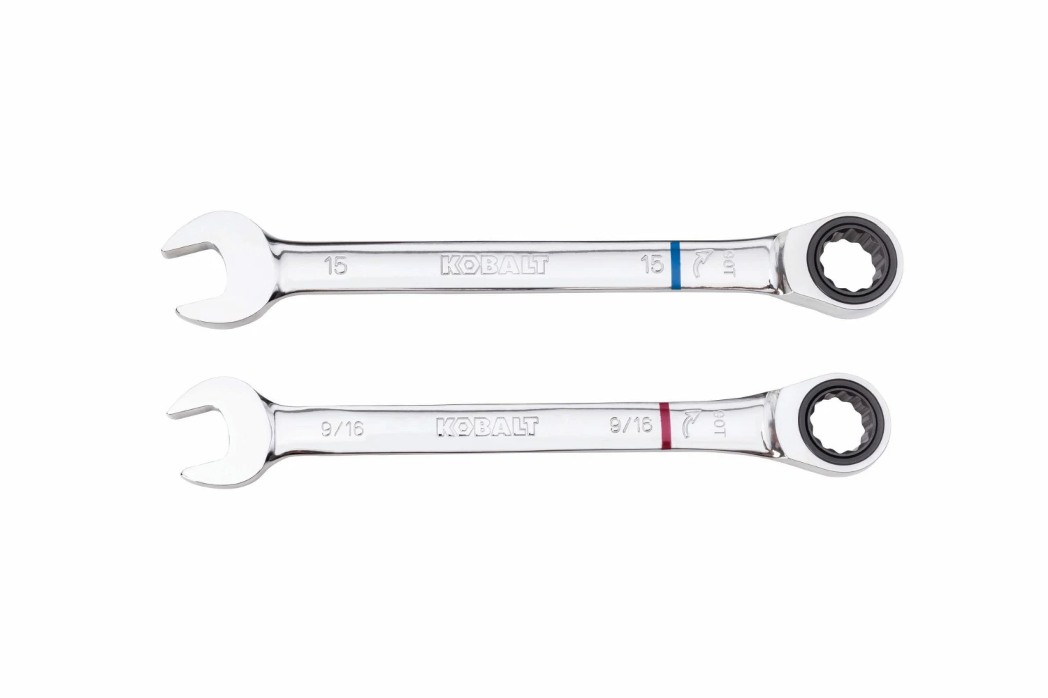 Kobalt Ratchet Wrenches & Sets 20-Piece Set 12-Point Standard (SAE) and Metric Combination Ratchet Wrench Set 7 Kobalt Ratchet Wrenches & Sets 20-Piece Set 12-Point Standard (SAE) and Metric Combination Ratchet Wrench Set - Image 7