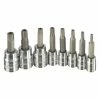 Kobalt Driver Sockets & Sets 8-Piece 1/4-in; 3/8-in Drive Set Tamper-Proof Torx Bit Tamper-Proof Driver Socket Set