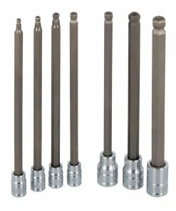 Kobalt Driver Sockets & Sets 7-Piece 1/4-in; 3/8-in Drive Set Hex Bit Standard (SAE) Driver Socket Set