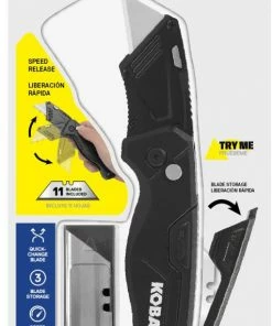 Kobalt Utility Knives Speed Release 10-Blade Folding Utility Knife with On Tool Blade Storage -Kobalt Sales Store 41467704