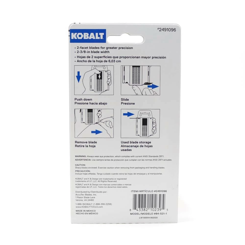 Kobalt Replacement Utility Blades Carbon Steel Utility Razor Blade(100-Pack) 2 Kobalt Replacement Utility Blades Carbon Steel Utility Razor Blade(100-Pack) - Image 2