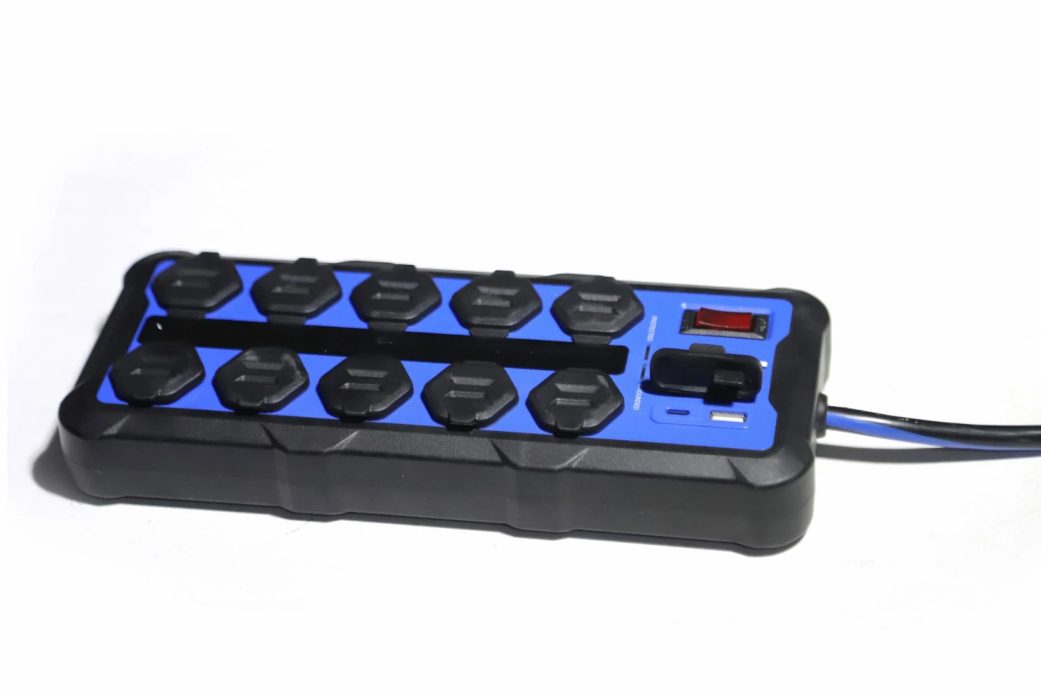 Kobalt Power Strips 10-Outlet 2-USB Ports Blue Power Strip 5 Kobalt Power Strips 10-Outlet 2-USB Ports Blue Power Strip - Image 5