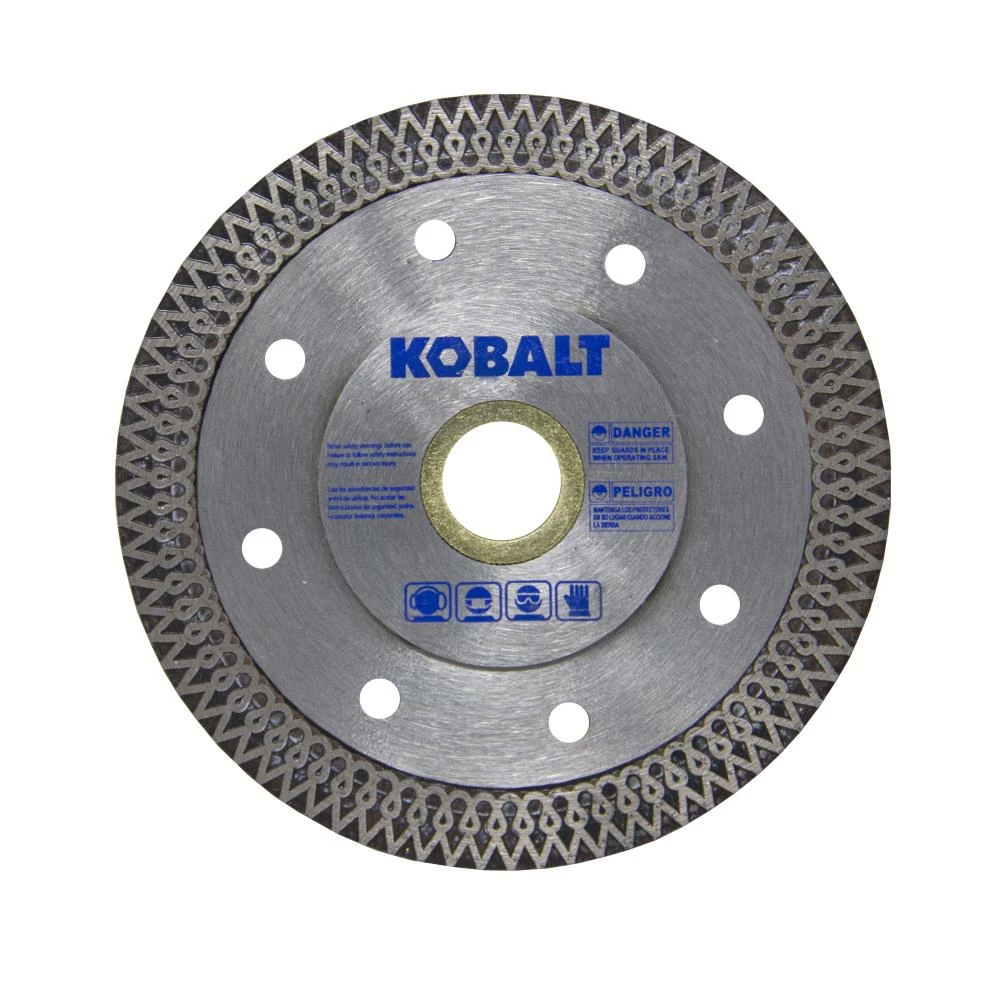 Kobalt Diamond Saw Blades 4-in Turbo Mesh Diamond Tile Saw Blade 3 Kobalt Diamond Saw Blades 4-in Turbo Mesh Diamond Tile Saw Blade - Image 3