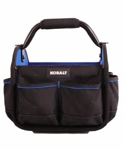 Kobalt Tool Bags Blue Black Polyester 12-in Tool Tote -Kobalt Sales Store 42143650