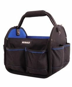 Kobalt Tool Bags Blue Black Polyester 12-in Tool Tote -Kobalt Sales Store 42143651