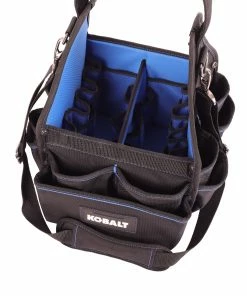 Kobalt Tool Bags Blue Black Polyester 10-in Electrician's Tote -Kobalt Sales Store 42143880 scaled