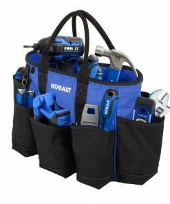 Kobalt Tool Bags Blue Black Polyester 14-in Tool Bag -Kobalt Sales Store 42143959 scaled