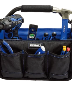 Kobalt Tool Bags Blue Black Polyester 15-in Tool Tote -Kobalt Sales Store 42144089