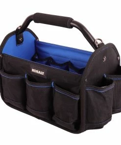 Kobalt Tool Bags Blue Black Polyester 15-in Tool Tote -Kobalt Sales Store 42144090 scaled