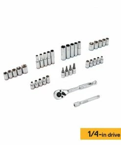 Kobalt Mechanics Tool Sets 154-Piece Standard (SAE) and Metric Combination Polished Chrome Mechanics Tool Set (1/4-in; 3/8-in) 24 Kobalt Mechanics Tool Sets 154-Piece Standard (SAE) and Metric Combination Polished Chrome Mechanics Tool Set (1/4-in; 3/8-in) -Kobalt Sales Store 42182652