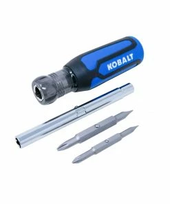 Kobalt Screwdrivers 6-Piece Acetate Handle Magnetic Set Assorted Multi-bit Screwdriver Set