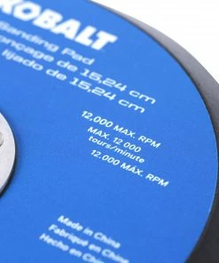 Kobalt Air Compressor Accessories 6-in Sanding Pad -Kobalt Sales Store 42208140