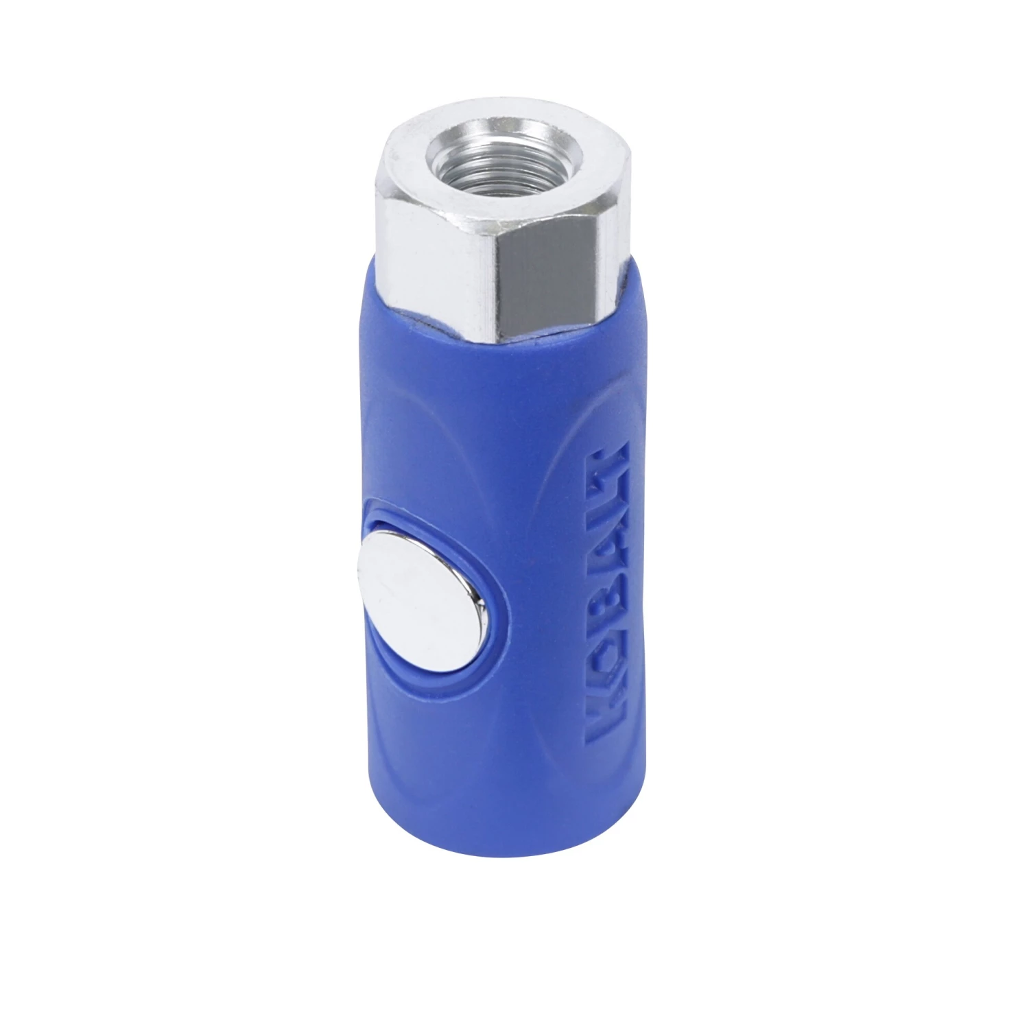 Kobalt Air Compressor Fittings Push-Button Coupler, Female - 1/4 in 2 Kobalt Air Compressor Fittings Push-Button Coupler, Female - 1/4 in - Image 2