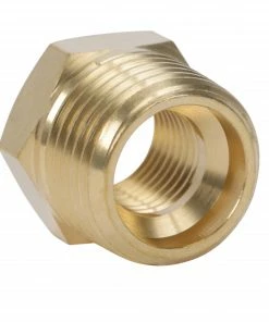 Kobalt Air Compressor Fittings NPT Brass Bushing Adapter 1/2-in (M) x 1/4-in (F) -Kobalt Sales Store 42208550