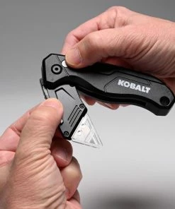 Kobalt Utility Knives Speed Release 10-Blade Folding Utility Knife with On Tool Blade Storage -Kobalt Sales Store 42245122