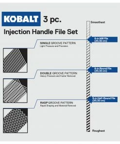 Kobalt Files 8-in Smooth File Set File 29 Kobalt Files 8-in Smooth File Set File -Kobalt Sales Store 42253309