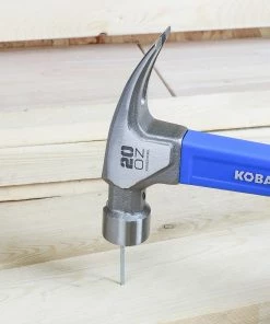Kobalt Hammers 20-oz Smooth Face Steel Head Fiberglass Claw Hammer -Kobalt Sales Store 42367953 scaled